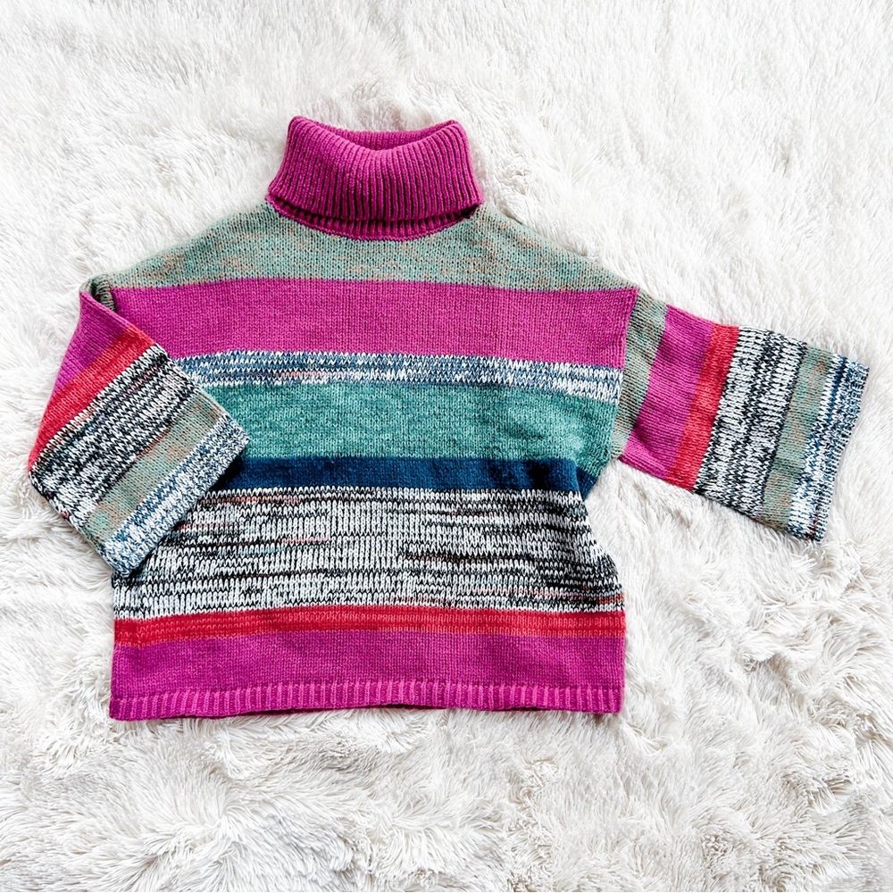 Striped Turtleneck